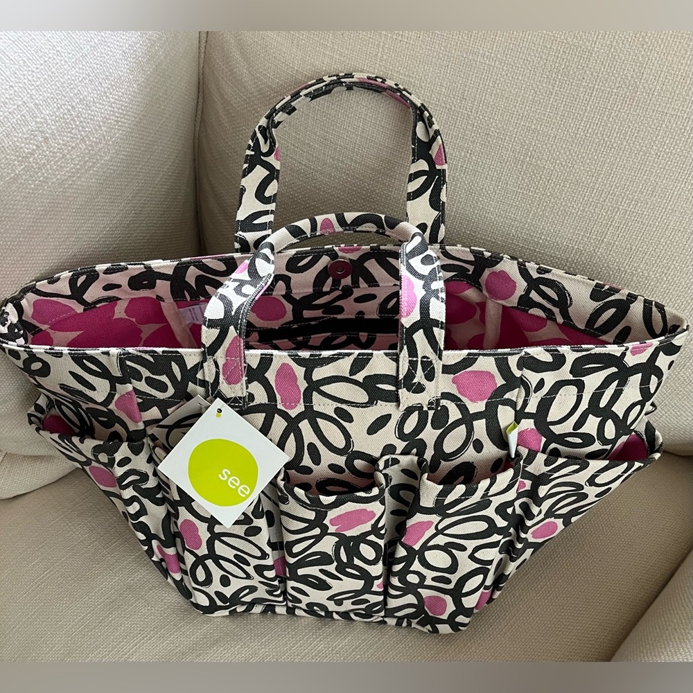 See Design Chubby Cubby Wired Pink/Black, NWT